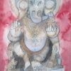 Hindu God sculpture drawing