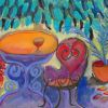 cool hot summer honeymoon joy happy colour wine France watercolour
