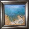 Argyll painting secret coast collage acrylic painting  shells gifts sea